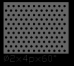 圆形 2x4PxD60